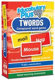 11+ Vocabulary Flash Cards/Playing Card Game by Educabulary Plus Twords® (11 Plus) Vocabulary Playing Card Games/Flash Cards