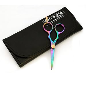 Professional Hair Cutting Scissors - 4.5 Inch Titanium Coated Hairdressing Scissors for Barbers & Personal Use… - Image 2