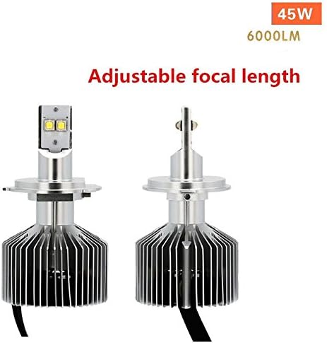 NWYJR LED Car Headlight H7 45W LED Large lamp focal length adjustable ultra highlight near Light 6000LM , 9005