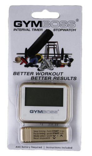 Gymboss Intervallzeitgeber Und Stoppuhr GOLD / WEIß METALLIC - 5