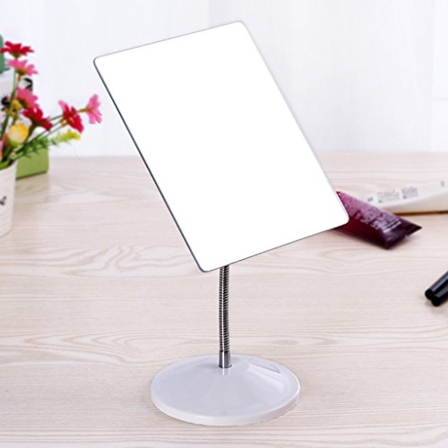 Große Desktop-Make-up-Spiegel Ultra-High-Definition-europäischen Stil Spiegel Portable Folding Beauty Spiegel Metall Schlauch Einfache Spiegel ( farbe : Platz )