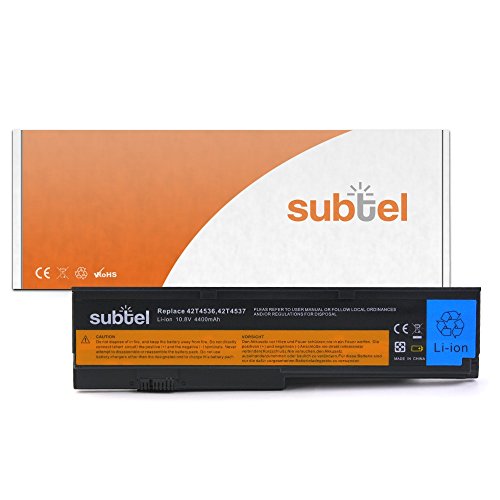 subtel® Akku für Lenovo ThinkPad X201 ThinkPad X200 ThinkPad X200s ThinkPad X201s ThinkPad X201i ThinkPad X200si - 4400mAh Ersatzakku 42T45[..] 42T46[..] 42T48[..] 43R925[..] Battery 47