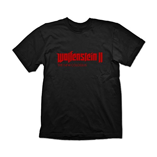 Preisvergleich Produktbild T-Shirt Wolfenstein 2 - Logo [schwarz, L]