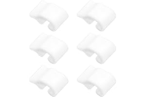 Briny River 50pcs Wire Cage Clips Pet Cage Door Lock Detachable Connector Clamp Suitable for 4mm Fence Net DIY Assembled Pet Cage Resin Storage Cabinet 17x11x7mm