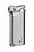 Produktbild Pfeifenfeuerzeug Sarome PSP 3-10 silver 2-side hairline