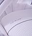 Clair de Lune Silver Lining Natural Wicker Basket (White)