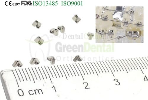 "Lot of 10, smileortho® Crimpable Cross Tube 022" Dental Orthodontic Tube Crossover prensable 022 Dental Orthodontics