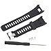 Price comparison product image 1 x Black Replacement Silicone Wristband Watch Small Strap for Garmin Vivosmart HR.