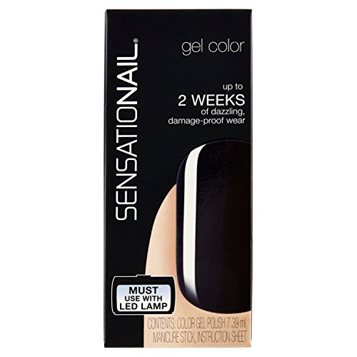 SENSATIONAIL Gel Nail Polish With Manicure Stick, 7.39 ml, Midnight Rendezvous