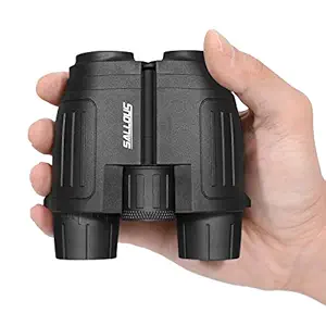 Sallous 10X25 Compact Binoculars, Small Lightweight Binocular for Adults & Kids, Binoculars for Bird Watching Traveling Hiking Wildlife Outdoor, Easy Focus Folding Binoculars for Opera Concert Theater