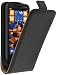 Produktbild mumbi PREMIUM Leder Flip Case für Nokia Lumia 620 Tasche Hülle