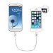 Produktbild Original iProtect® Notfall-Ladekabel für Daten- und Stromübertragung von Micro USB auf Apple für Geräte mit neuem Apple Anschluss,kompatibel mit z.B. iPhone 5 5s 5c SE, iPhone 6 6 Plus 6s 6s Plus, iPhone 7 7 Plus, iPhone 8 8 Plus, iPhone X XS XR, iPad, Samsung Galaxy, HTC, LG, Sony Xperia, Nokia Lumia, Motorola etc. weiß