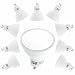 Produktbild SAVONGA® 10x GU10 5W LED Reflektor Lampe Glühbirne Leuchtmittel Beleuchtung Licht Light Bulb, 400 Lumen 3000K warmweiß, ersetzt 35W Glühlampe