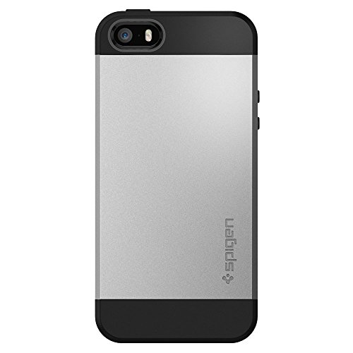 Spigen SGP10476 - Funda para iPhone 5 5S  Plata
