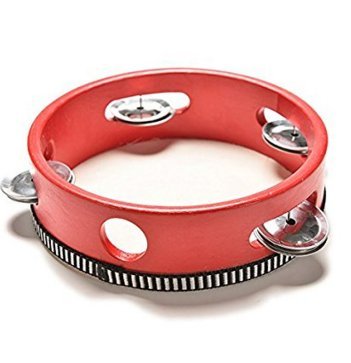 Preisvergleich Produktbild Asremit Creative Multifunktions-Tamburin Orff Kinder Percussion Schaffell Tamburin