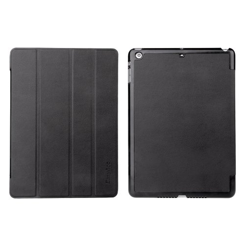 EasyAcc® Ultra Slim Apple iPad Air hülle Case Smart cover mit Standfunktion / Sleep / Wake up für iPad Air / iPad 5 Tasche – Schwarz - 8