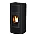 Produktbild Pelletofen MCZ Club 2.0 Air (10 kW) Keramik Schwarz hinten