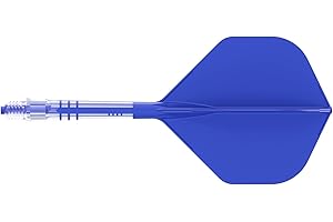 CUESOUL ROST T19 Asta e Aletta per Freccette Integrate in Carbonio, Forma Standard Grande, Set da 3