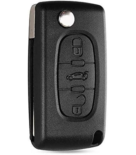 HooRLZ Sleutelbehuizing CE0536, compatibel met Peugeot Partner 107 207 307 407 208 308, Citroen C2 C3 C4 C5 Berlingo Picasso, sleutelbehuizing Peugeot Partner, afstandsbediening Citroën, Berlingo-sleutel – 3 toetsen HooRLZ Sleutelbehuizing CE0536, compatibel met Peugeot Partner 107 207 307 407 208 308, Citroen C2 C3 C4 C5 Berlingo Picasso, sleutelbehuizing Peugeot Partner, afstandsbediening Citroën, Berlingo-sleutel – 3 toetsen