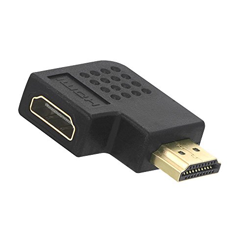 VCE HDMI 90 und 270 Grad Stecker auf Buchse Vertikal flach Adapter - 2