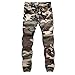Produktbild Ba Zha Hei Männer Camouflage-Hose Hose Große Größe Männer Casual Jogger Camo Sportwear Baggy Harem Hosen Hosen Hosen Jogginghose Outdoorhose Freizeithose (M, Armeegrün)