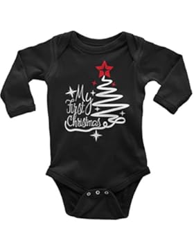Mikalino Babybody My first Christmas langarm