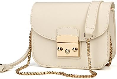 Sprnb All-Match Shoulder Diagonal Package Small Chain Bag Bag,Beige
