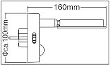 Trango TG2635-018 (Chrom) LED Nachtlicht mit Automatikfunktion direkt 230V mit Bewegungssensor - 2