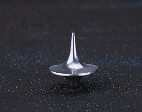 no brand AT Vintage Totem Accurate Spinning Top Zinc Alloy Silver Inexpensive Gift New - 5
