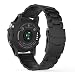 Produktbild MoKo Armband für Garmin Fenix 3 / Fenix 5X - Edelstahl Replacement Watchband Strap Uhrenarmband mit Metallschließe Erstatzband für Fenix 3 / Fenix 3 HR Saphir GPS-Multisport-Smartwatch, Schwarz