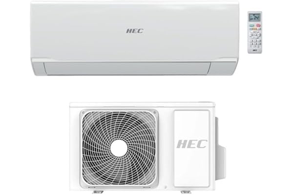Hec by Haier Monosplit Tide R 12 000 BTU HEC35RECO-IN Wi-Fi Inverter R32 klass A++ | Kraftfull, tyst för hem- eller kontorsmiljöer upp till 80 kvm
