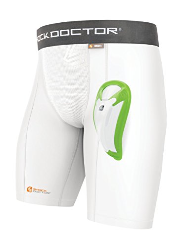 Shock DoctorMens Power Compression Protective Shorts with Cup Pocket