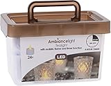 24 Teelichter mit LEDs, die realistische, flackernde Flammen erzeugen