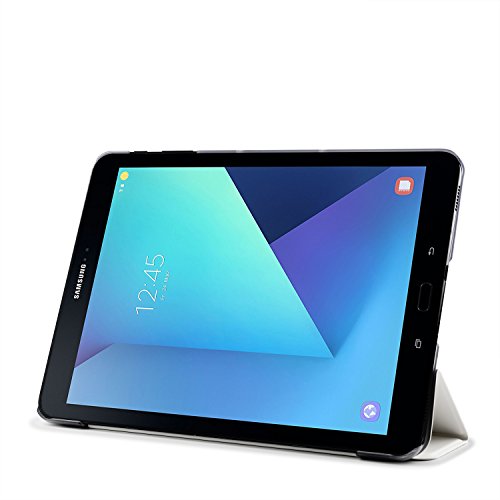 Samsung Galaxy Tab S3 9.7 Hülle, IVSO Ultra Schlank Superleicht Ständer Slim Leder zubehör Schutzhülle für Samsung Galaxy Tab S3 9.7 Tablet-PC perfekt geeignet, Weiß - 6