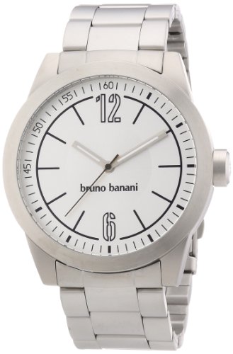 Bruno Banani Herren-Armbanduhr XL TARAS GENTS Analog Quarz Edelstahl BR21112