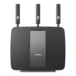 Linksys AC3200 Tri-Band Smart Wi-Fi Router with Gaming and USB, Designed for Device-Heavy Homes, Smart Wi-Fi App Enabled to Control Your Network from Anywhere (EA9200-4A)