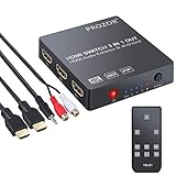 decodificador hdmi movistar 【Alta Calidad, Buena Pinta】 Carcasa de Plástico ABS de Alta Calidad, Conectores Chapados en oro de 24 quilates; Reducir la Pérdida de Señal, Obtenga una Mejor Señal de Salida. (Nota: El convertidor no se puede usar con otros adapatdores, como el adapator HDMI a DVI.)