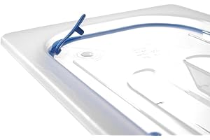 HENDI Coperchio Gastronorm a Chiusura Ermetica, Gn 1/4, Silicone, Polipropilene, 265X162Mm