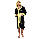 Groovy Rocky Unisex Adults Fleece Hooded Dressing Gown Bathrobe