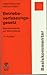 Betriebsverfassungsgesetz: Basiskommentar mit Wahlordnung by Thomas Klebe (2007-08-24) by 