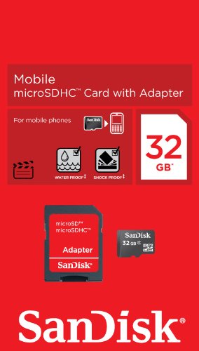 SanDisk microSDHC 32GB Class 4 Speicherkarte (inkl. microSD zu SD Adapter) - 4