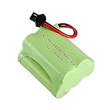 Batería recargable Ni-MH AA de 6v 2400mAh con enchufe SM 2P.