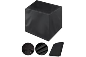 rngcpto Garden Furniture Covers Waterproof 90x90x90cm, Garden Table Cover Oxford Outdoor Patio table Covers Rectangular Cover Windproof Anti-UV for Table Chairs Rattan Sofa (90x90x90cm)