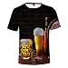 Produktbild 3D T-Shirt Bayerische Bierfest Herren Kurzarm Druck für Oktoberfest