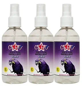 CERO 100% Natural Ticks, Fleas & Mites Repellent Spray for Birds 3 PC Combo (200ml X 3 Bottle)