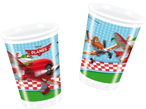 101-teiliges * DISNEY PLANES * PARTY SET für Kindergeburtstag mit 6-8 Kinder: Teller, Becher, Servietten, Einladungen, Partytüten, Tischdecke, Luftballons, Luftschlangen u.v.m. // Geburtstag Party Kinderparty Kinderfest Kinder Fete Monster Disney Pixar - 3