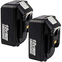 VANTTECH 2 Stück 18V 6.0Ah Li-Ion Ersatzakku für Makita Akku 18V BL1850B BL1850 BL1860 BL1840 BL1830 BL1845 194204-5 LXT…
