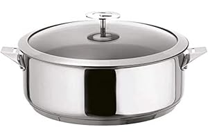 Cuisinox Eclipse - Sauteuse 24cm inox revêtu avec couvercle