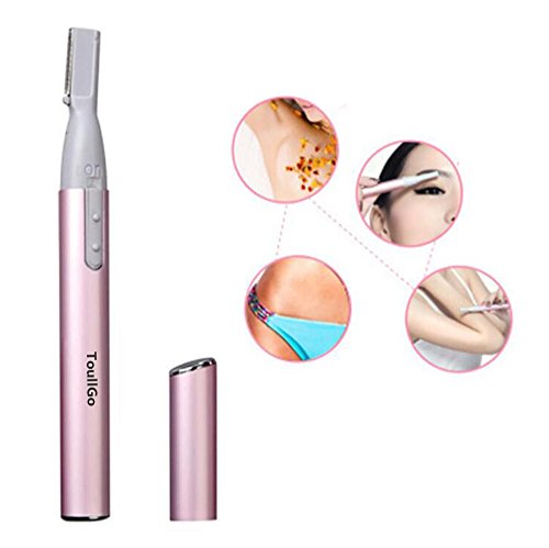 Augenbrauen-Trimmer Gesichtshaartrimmer Portable Electric Women Eyebrow Bikini Legs Trimmer Body Hair Remover Shaver with Plastic Mini Comb Electric Facial Hair Remover Removal Tool Eyebrow Trimmer Razor Set for Shaving Body Hair Like Eyebrow, Ear, Hair, Arms, Legs and Redundant Hair - 3
