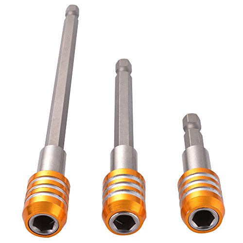 XCSOURCE® 60/100/150mm 1/4″ Sechskant Schraubendreher Verlängerungs Bit Schnellwechsel Auslöser Magnetisch BI653 - 2
